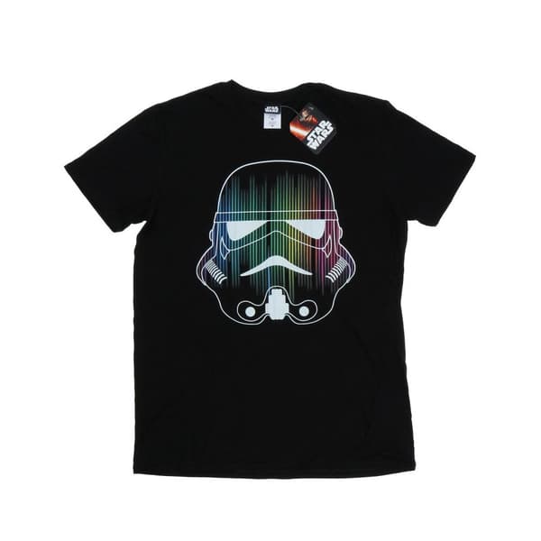 Star Wars Mens Stormtrooper Vertical Lights T-Shirt Black S