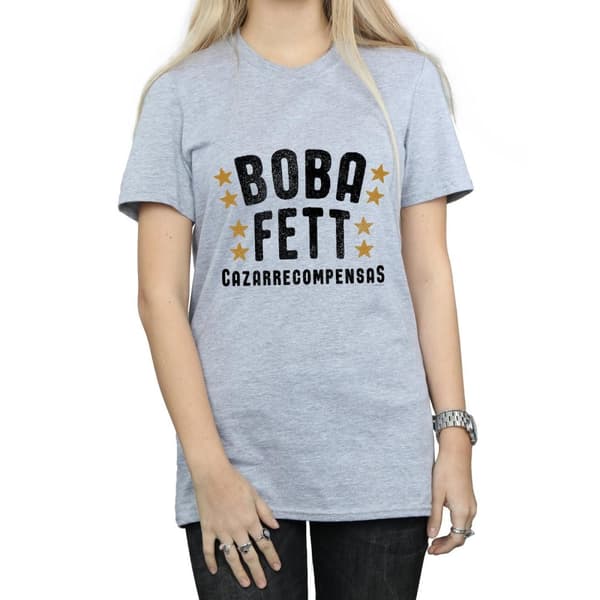 Star Wars Dam/Lady Boba Fett Legends Tribute Boyfriend T-shirt i bomull