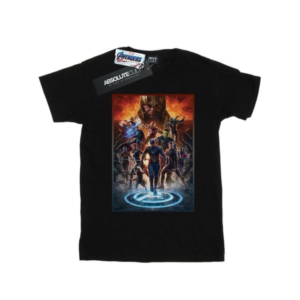 Marvel Womens/Ladies Avengers Endgame Heroes At War Cotton Boyfriend T-Shirt