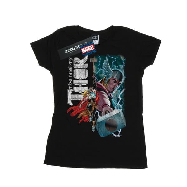 Marvel Womens/Ladies The Mighty Thor Mighty Duo Cotton T-Shirt