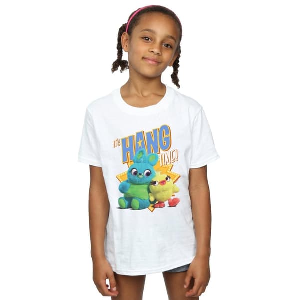 Disney T-shirt i bomull för flickor Toy Story 4 It´s Hang Time