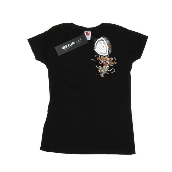 Tom And Jerry Womens/Ladies Frankenstein Jerry Cotton T-Shirt