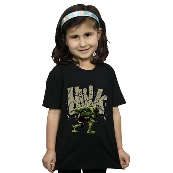 Marvel Girls Hulk Rock Cotton T-Shirt