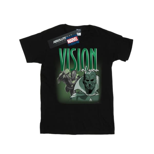 Marvel Mens Vision Homage T-Shirt