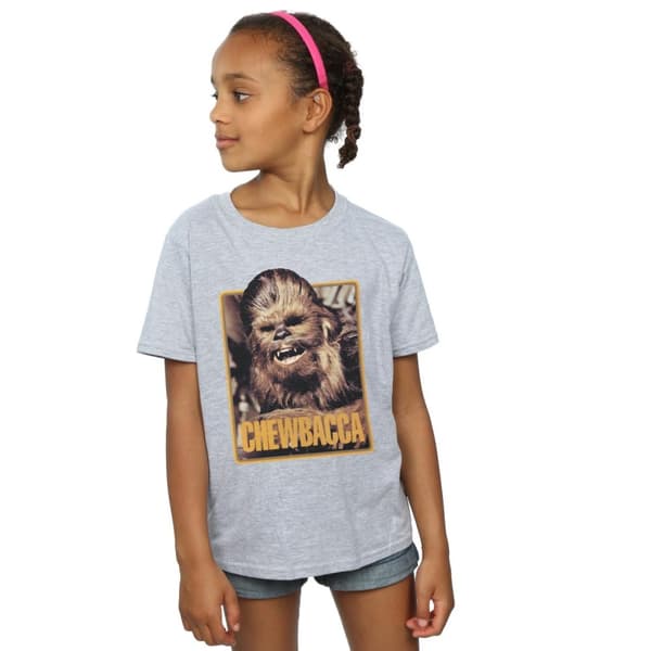 Star Wars Girls Chewbacca Scream Cotton T-Shirt