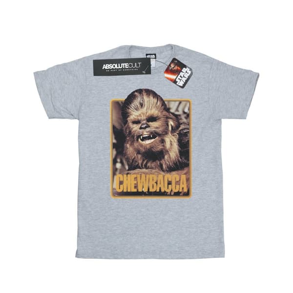 Star Wars Girls Chewbacca Scream Cotton T-Shirt