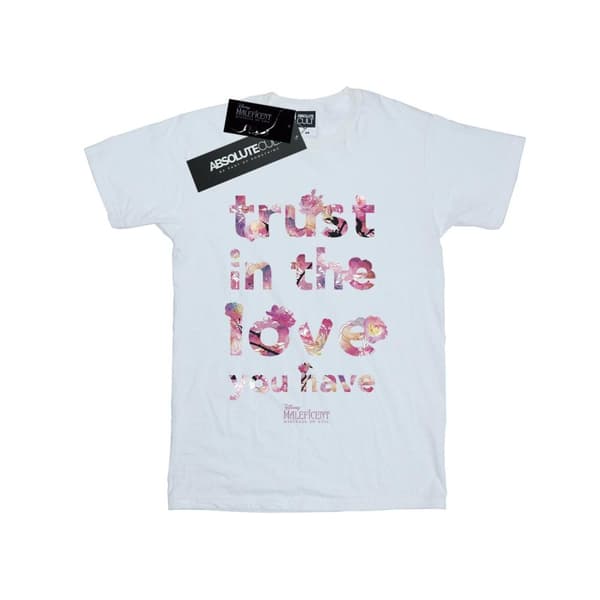 Disney Pojkar - Maleficent - ondskans härskarinna - Trust In The Love - T-shirt White 3-4 Years