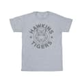Miniatyrbild 1 av 3: Netflix Stranger Things Hawkins Grå Tiger Bomulls-T-shirt för flickor