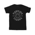 Miniatyrbild 1 av 3: Netflix Stranger Things Hawkins Grå Tiger Bomulls-T-shirt för flickor