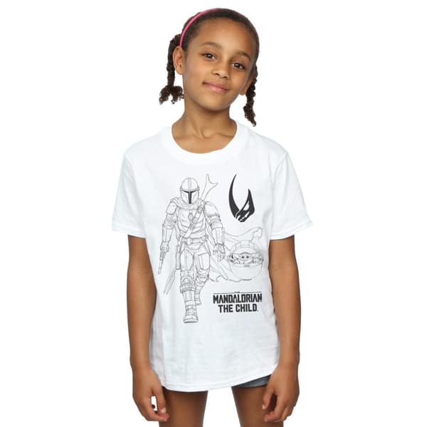 Star Wars Girls The Mandalorian Clan Of Two Cotton T-Shirt