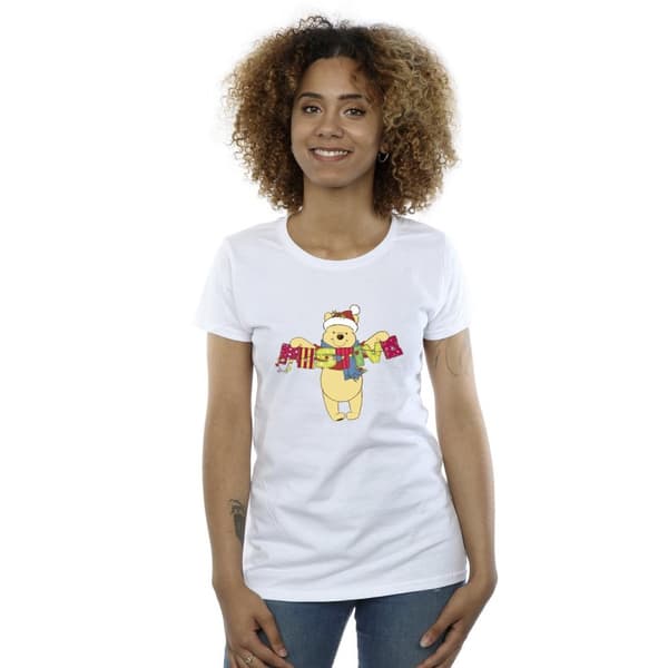 Disney Dam/Tjej Winnie The Pooh Festlig T-shirt i bomull