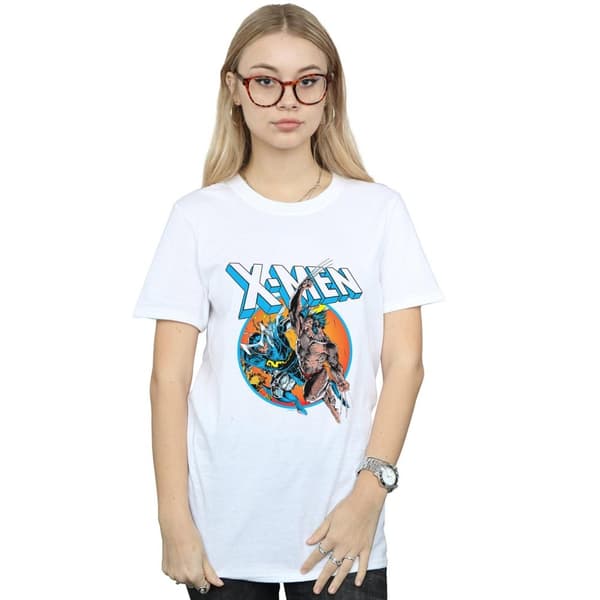 Marvel Womens/Ladies X-Men Broken Chains Cotton Boyfriend T-Shirt