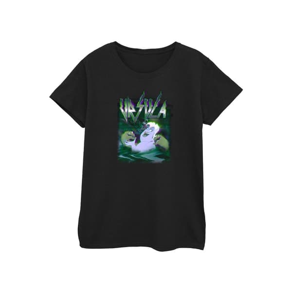 Disney Dam/Tjej Ursula Glitch T-shirt i bomull