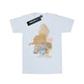 Miniatyrbild 1 av 5: Disney Princess Dam/Tjej Belle Fylld Silhuett Bomull Boyfriend T-shirt