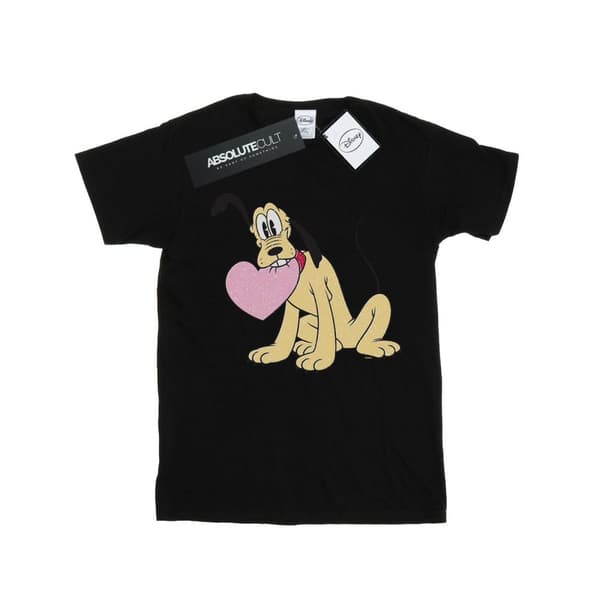 Disney Pluto Love Heart T-shirt - herr