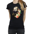 Miniatyrbillede 3 af 5: Janis Joplin Womens/Ladies Floral Pattern Cotton T-Shirt