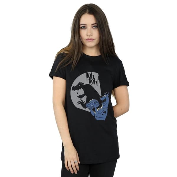 Scooby Doo Womens/Ladies Ruh Roh Boyfriend Fit Cotton Boyfriend T-Shirt