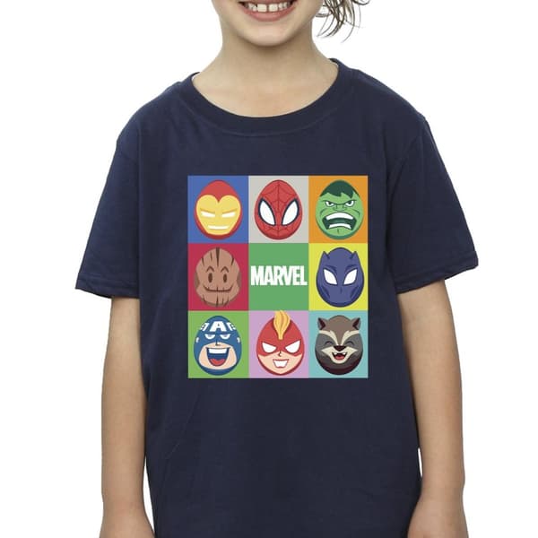 Marvel Girls Easter Eggs Cotton T-Shirt