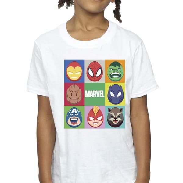 Marvel Girls Easter Eggs Cotton T-Shirt