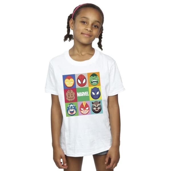 Marvel Girls Easter Eggs Cotton T-Shirt
