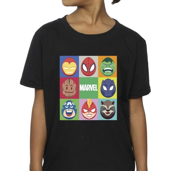 Marvel Girls Easter Eggs Cotton T-Shirt
