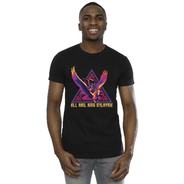 Marvel Mens Thor Love And Thunder All Hail Valkyrie - T-shirt