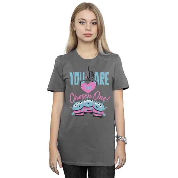 Disney Dam/Tjej Toy Story - Du är den utvalde Boyfriend T-shirt i bomull