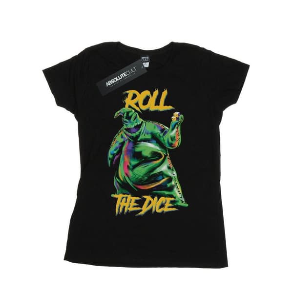 Disney Dam/Tjej Nightmare Before Christmas Oogie Boogie Dice T-shirt i bomull