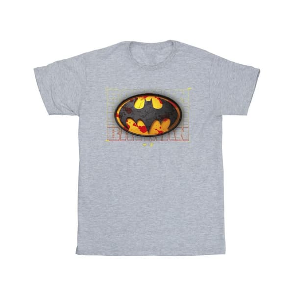 DC Comics Mens The Flash Batman Red Splatter T-Shirt