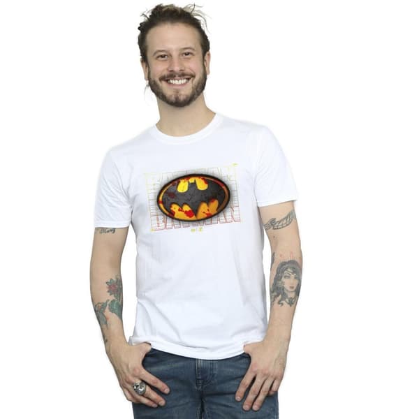DC Comics The Flash Batman röd Splatter T-shirt för herrar