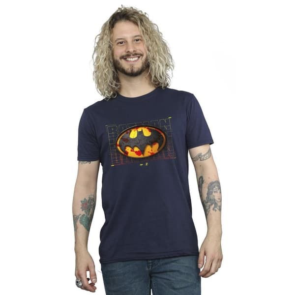 DC Comics Mens The Flash Batman Red Splatter T-Shirt