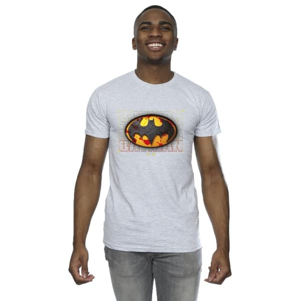 DC Comics Mens The Flash Batman Red Splatter T-Shirt