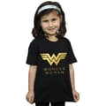 Miniatyrbild 2 av 3: DC Comics Wonder Woman 84 Golden Logo - bomulls-T-shirt för flickor