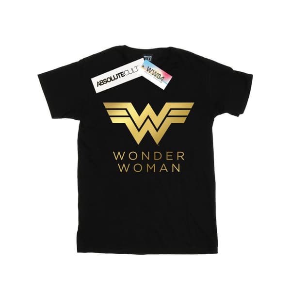DC Comics Wonder Woman 84 Golden Logo - bomulls-T-shirt för flickor