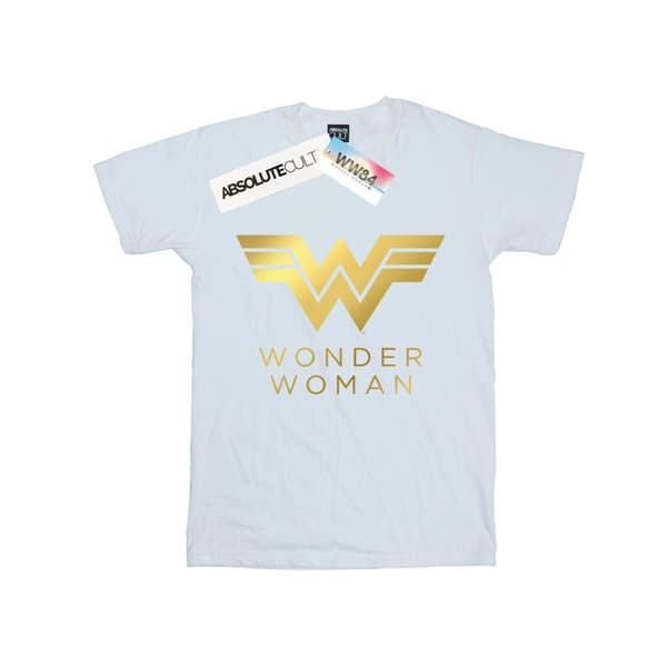 DC Comics Wonder Woman 84 Golden Logo - bomulls-T-shirt för flickor