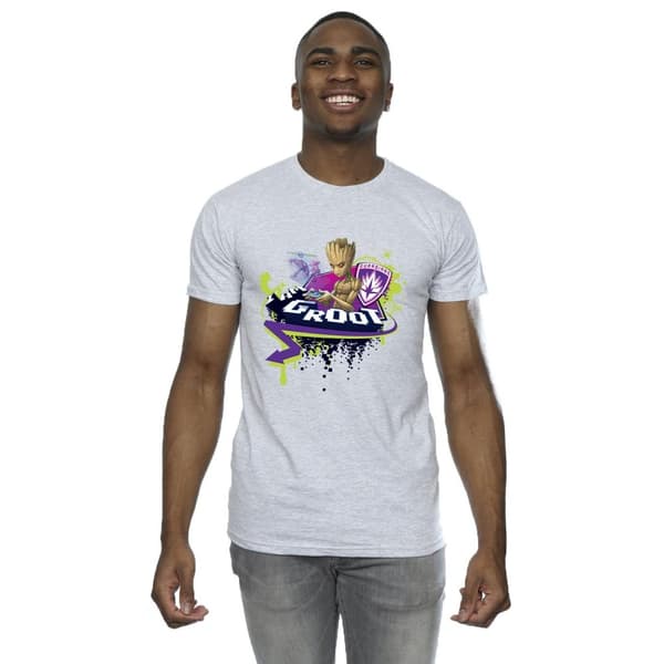 Marvel Guardians Of The Galaxy Groot Gaming Holo T-shirt för herrar