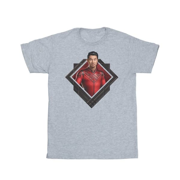 Marvel Dam/Tjej Shang-Chi And The Legend Of The Ten Rings Foto Crest Bomull Boyfriend T-shirt