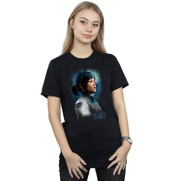 Star Wars Womens/Ladies The Last Jedi Rose Tico Brushed Cotton Boyfriend T-Shirt