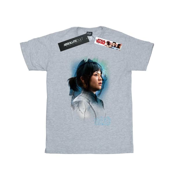 Star Wars Womens/Ladies The Last Jedi Rose Tico Brushed Cotton Boyfriend T-Shirt
