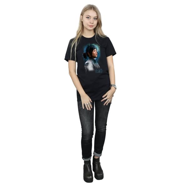 Star Wars Womens/Ladies The Last Jedi Rose Tico Brushed Cotton Boyfriend T-Shirt