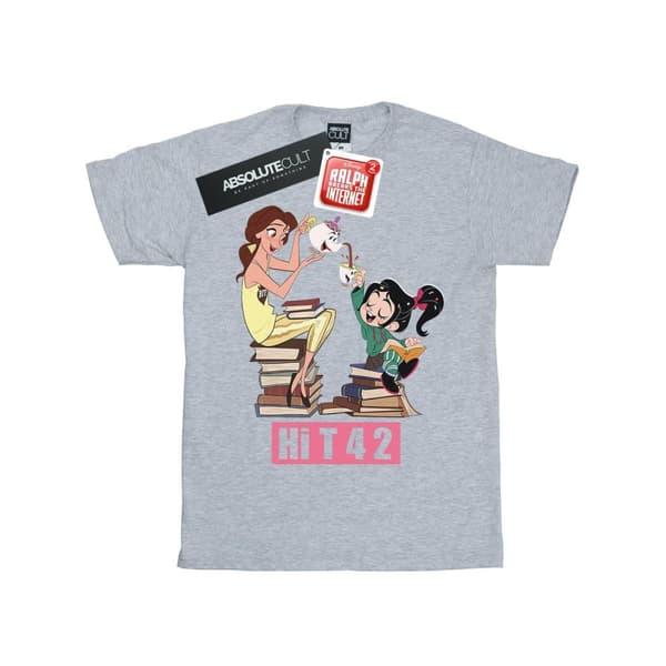 Disney Mens Wreck It Ralph Belle And Vanellope T-shirt