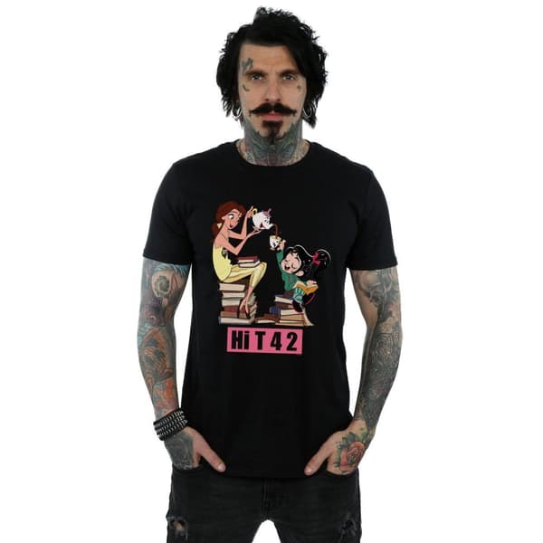 Disney Mens Wreck It Ralph Belle And Vanellope T-shirt