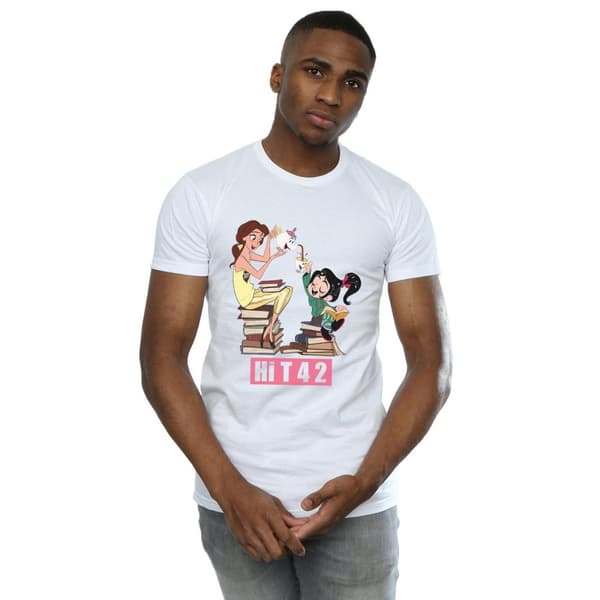 Disney Mens Wreck It Ralph Belle And Vanellope T-shirt