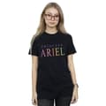 Pikkukuva 2 / 3: Disney Womens/Ladies The Little Mermaid Ariel Graphic Cotton Boyfriend T-Shirt