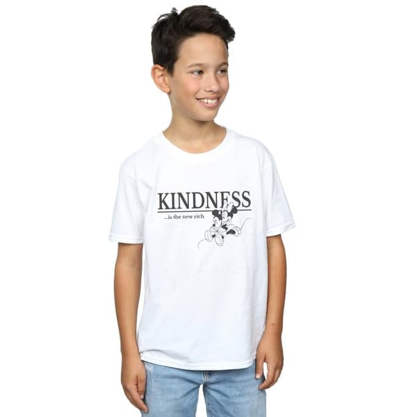 Disney Boys Minnie Mouse Kindness Is Rich T-Shirt