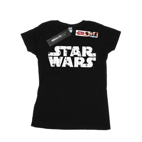 Star Wars T-shirt i bomull med jullogo för kvinnor/damer