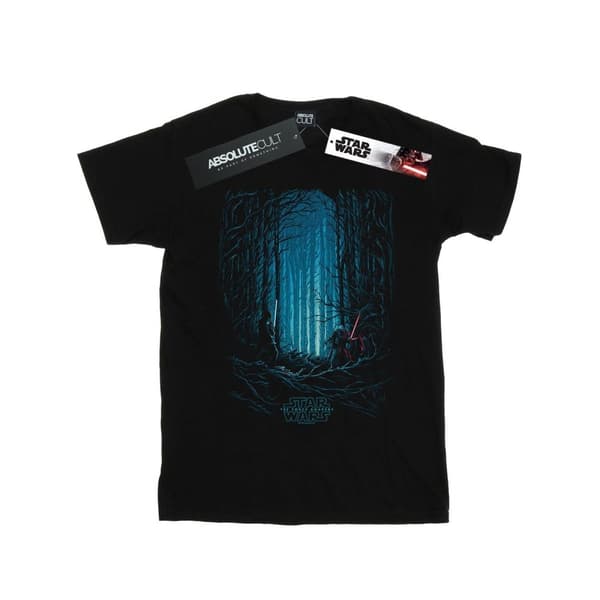 Star Wars: The Force Awakens Mens Kylo and Finn Art Poster T-Shirt