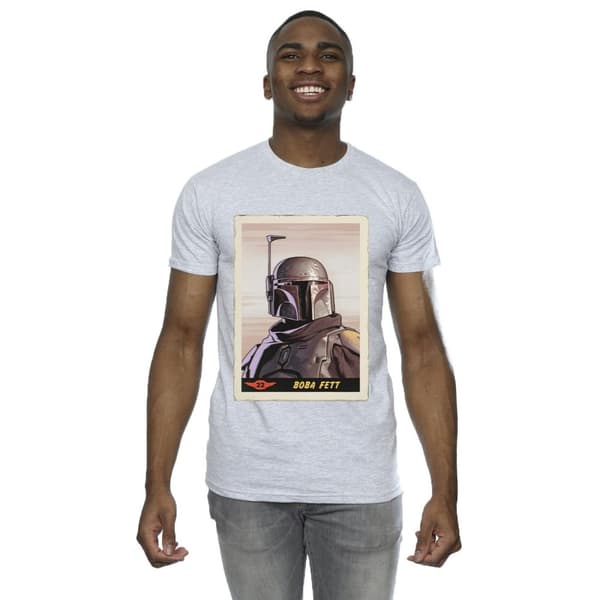 Star Wars Mens The Mandalorian Boba Fett T-Shirt