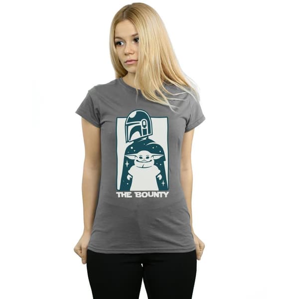 Star Wars Womens/Ladies The Mandalorian The Bounty Cotton T-Shirt