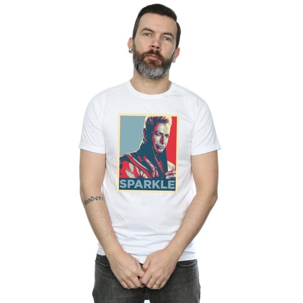 Marvel Mens Thor Ragnarok Grandmaster Sparkle T-Shirt